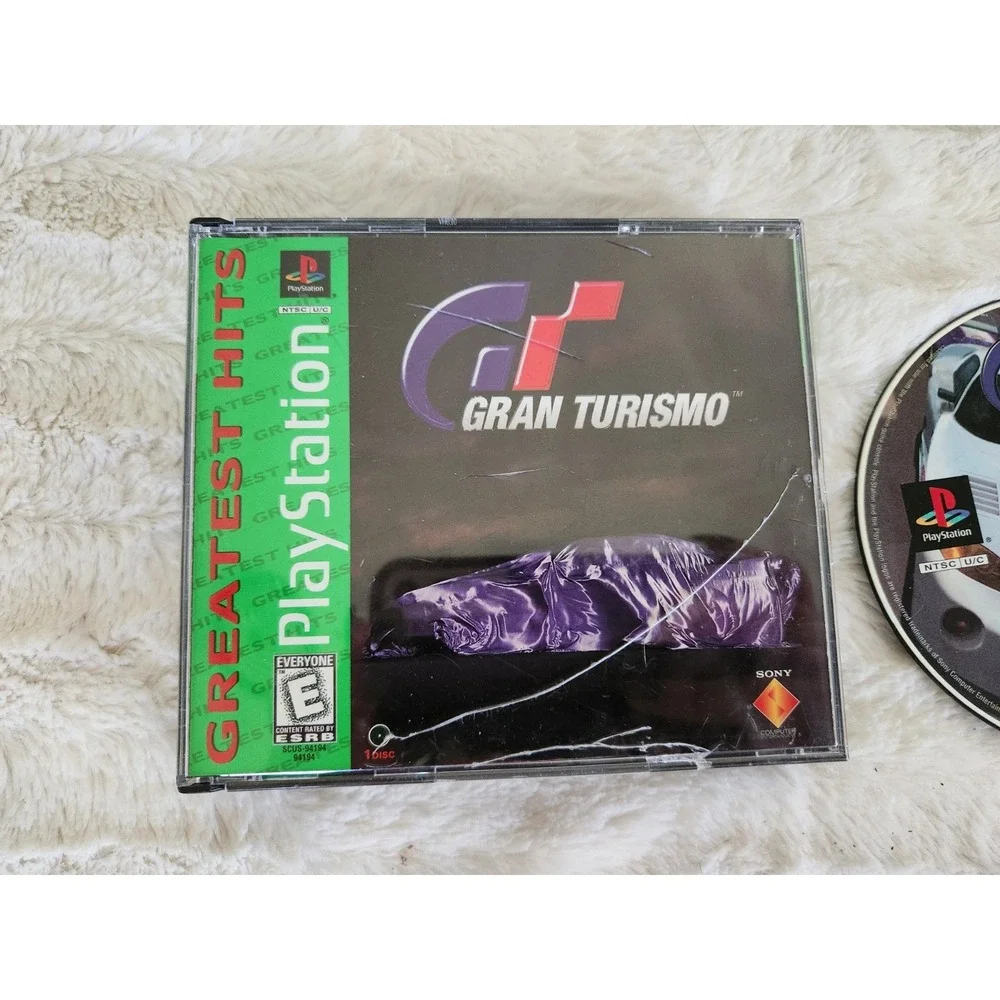 Gran Turismo Greatest Hits Sony‎ PlayStation 1 W/ Manual + GT2 Arcade Mode